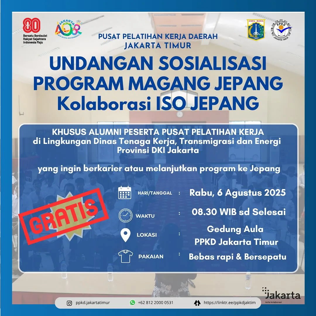 UNDANGAN SOSIALISASI PROGRAM MAGANG JEPANG – PPKD KABUPATEN PURWAKARTA